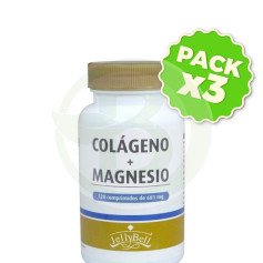 Pack 3x Colagénio + Magnésio 120 Comprimidos Jellybell