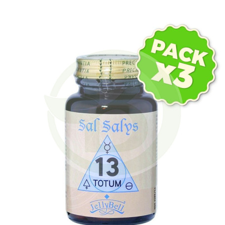 Pack 3x Sal Salys 13 Totum 90 Cápsulas Jellybell