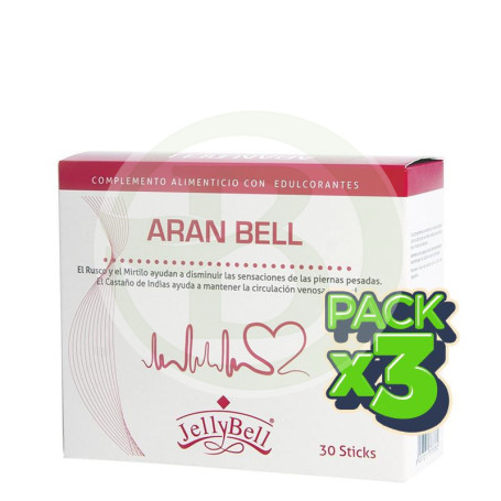 Pack 3x Aran Bell 30 Sticks Jellybell