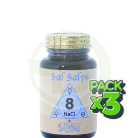 Pack 3x Sal Salys 8 NACL 90 Comprimidos Jellybell