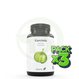 Pack 3x Garcinia C. 400 Mg 60 Cáps Ebers