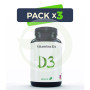 Pack 3x Vitamina D3 1000 Ui 60 Comp Ebers