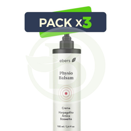 Pack 3x Physio Balsam 100 Ml Ebers