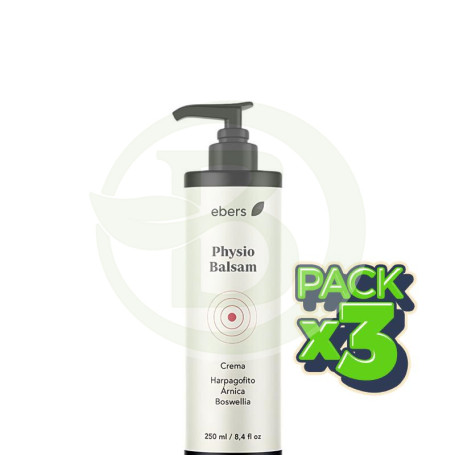 Pack 3x Physio Balsam 250 Ml Ebers