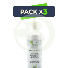 Pack 3x Champu Activador Guarana 500 Ml Natural System Woman