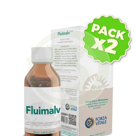 Pack 2x Malva Composta (Fluimalv) 100Ml. Forza Vitale