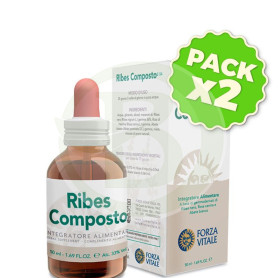 Pack 2x Ribes Composto 50Ml. Forza Vitale