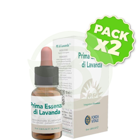 Pack 2x Primera Esencia de Lavanda 10Ml. Forza Vitale