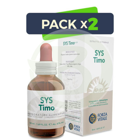 Pack 2x Sys Timo Volgare 50Ml. Forza Vitale