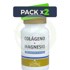 Pack 2x Colagénio + Magnésio 120 Comprimidos Jellybell