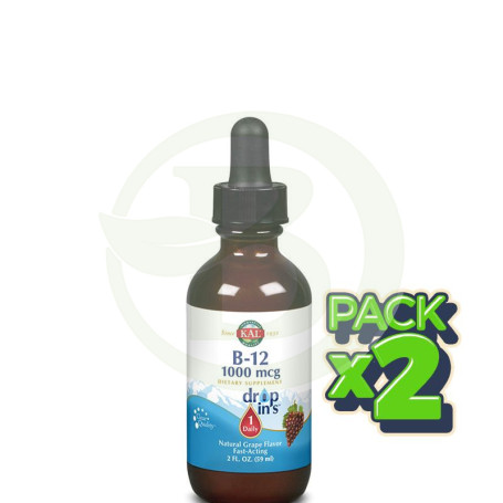 Pack 2x Vegetarian B12 1.000Mg. 53Ml. Kal
