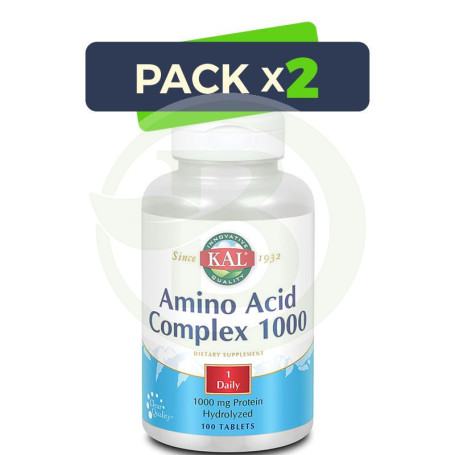 Pack 2x Amino Ácido Complex 100 Comprimidos Kal