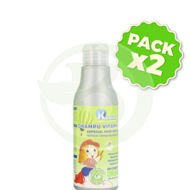 Pack 2x Champú Vitaminado Especial Edad Escolar 250Ml. Kunda