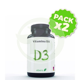 Pack 2x Vitamina D3 1000 Ui 60 Comp Ebers