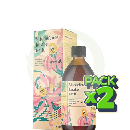 Pack 2x Vitadefense Jarabe Petit 250 Ml Ebers