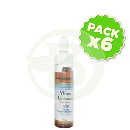 Pack 6x FM White Chestnut 10Ml. Forza Vitale