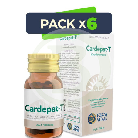 Pack 6x Carciofo Composto 25Gr. Forza Vitale