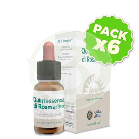 Pack 6x Quintaesenica de Rosmarino 10Ml. Forza Vitale
