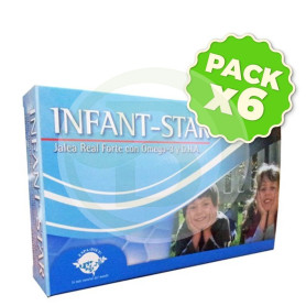 Pack 6x Jalea Infant Star Forte con Omega 3 Montstar