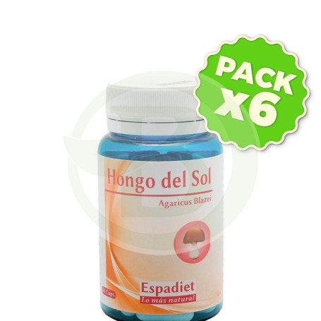 Pack 6x Hongo del Sol 60 Cápsulas Espadiet