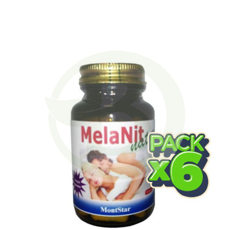 Pack 6x Melanit Natur 30 Cápsulas Montstar