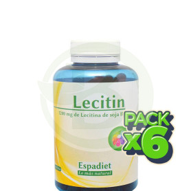 Pack 6x Lecitin 100 Perlas Espadiet