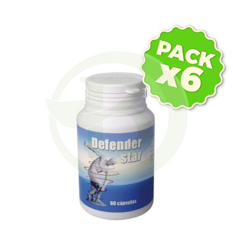 Pack 6x Defender Star con Lactoferrina 60 Cápsulas Jellybell