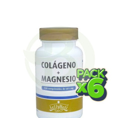 Pack 6x Colagénio + Magnésio 120 Comprimidos Jellybell