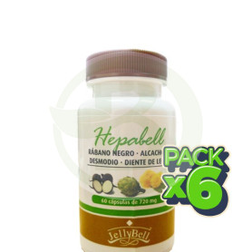 Pack 6x Hepabell 60 Cápsulas Jellybell