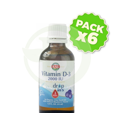 Pack 6x Vitamina D3 53Ml. Kal