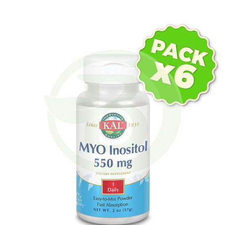 Pack 6x Myo Inositol 550Mg. 57Gr. Kal