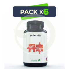 Pack 6x Dolomita 800 Mg 100 Comp Ebers