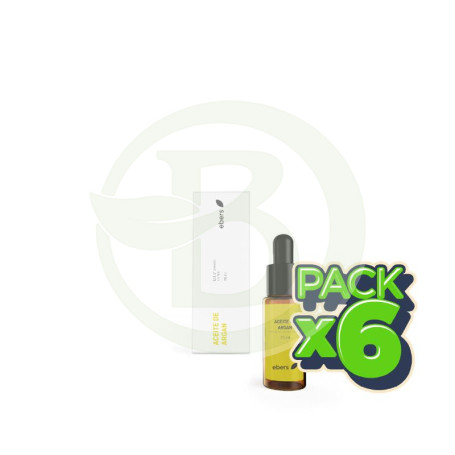 Pack 6x Aceite De Argán Eco 20Ml (Gotero) Ebers