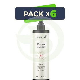 Pack 6x Physio Balsam 250 Ml Ebers