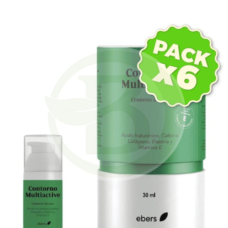 Pack 6x Contorno De Ojos Multiactive 30Ml Ebers