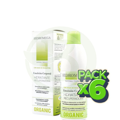 Pack 6x Emulsion Hidratante 400 Ml Hidromega