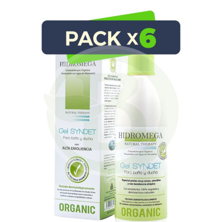 Pack 6x Gel Syndet 400 Ml Hidromega
