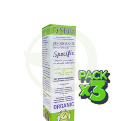 Pack 3x Creme Desodorizante Specific 50Ml. Shila