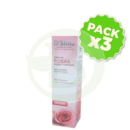 Pack 3x Jabón de Rosas 250Ml. Shila