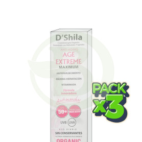 Pack 3x Age Extreme Maximum SPF50+ 50Ml. Shila