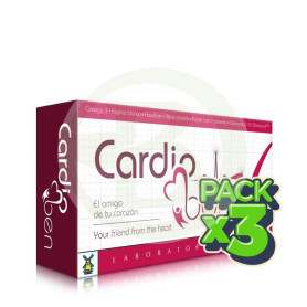 Pack 3x Cardioben 60 Cápsulas Tegor