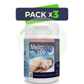 Pack 3x Melatina 1.99Gr. 60 Comprimidos Tegor