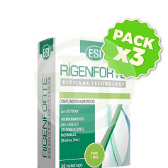 Pack 3x Rigenforte Hair Loss 30 Capsules ESI