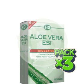 Pack 3x Aloe Vera Digestivo 30 Tabletas ESI - Trepat Diet