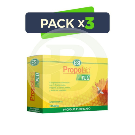Pack 3x Propolaid Flu 10 Sobres Esi