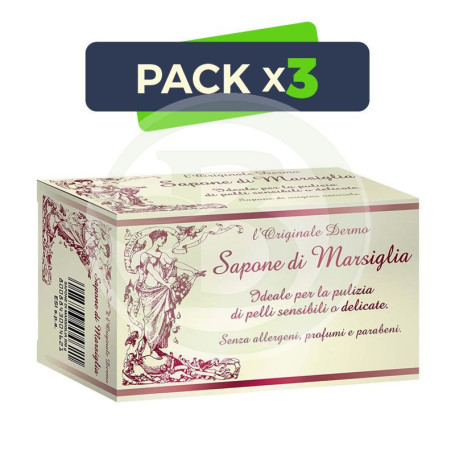 Pack 3x Jabón de Marsella en Pastilla 200Gr. ESI - Trepat Diet
