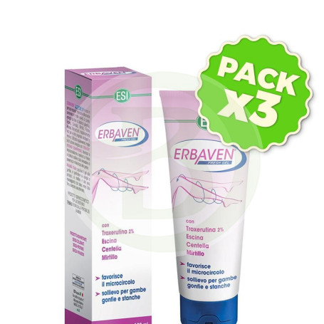 Pack 3x Erbaven Fresh Gel 100Ml. Esi