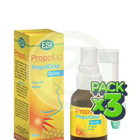 Pack 3x Propolaid Propolgola Spray Oral Sin Alcohol 20Ml. ESI - Trepat Diet