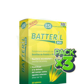 Pack 3x Batteril 900 30 Tabletas ESI - Trepat Diet