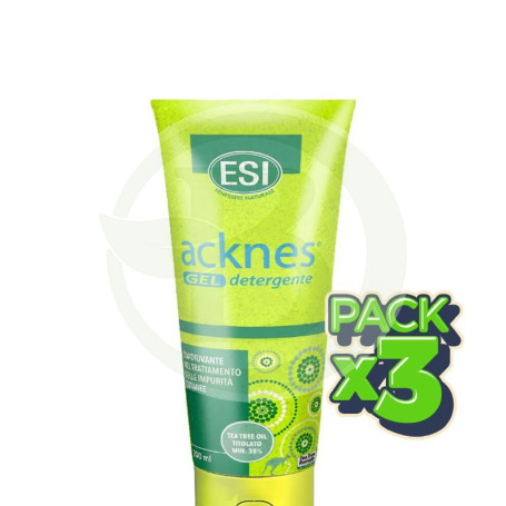 Pack 3x Acknes Gel Limpiador 200Ml Esi